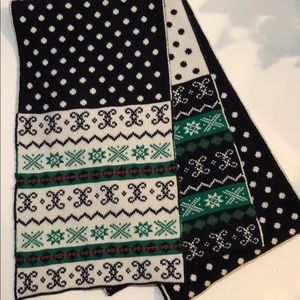 Fair Isle Polka Dot Scarf